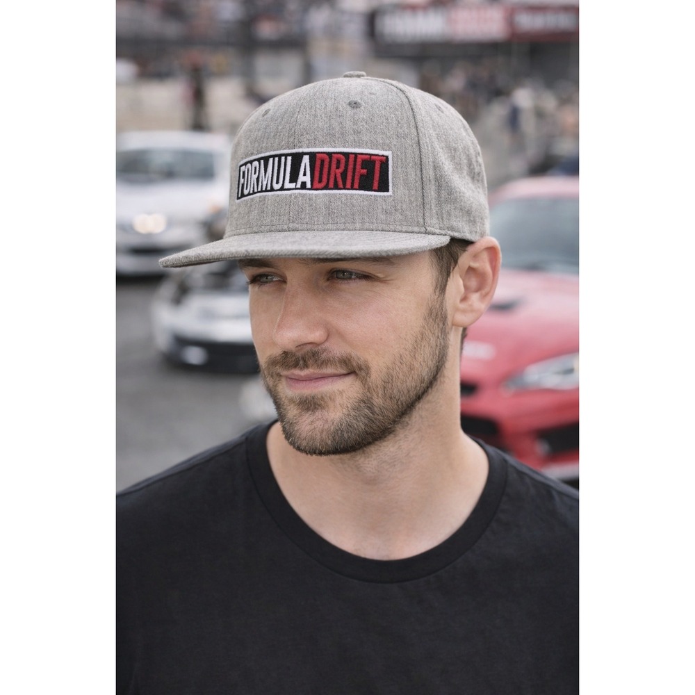 Formula Drift Hat Snapback‎ Gray Wool Blend Otto Racing Adjustable Cap